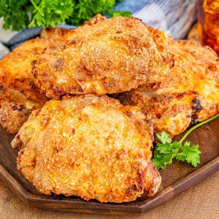 Image for Air Fryer Fried Chicken Thighs