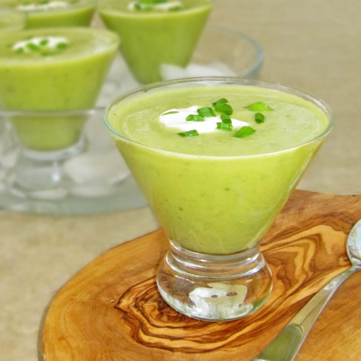 Image for Chilled Sweet Pea and Mint Soup