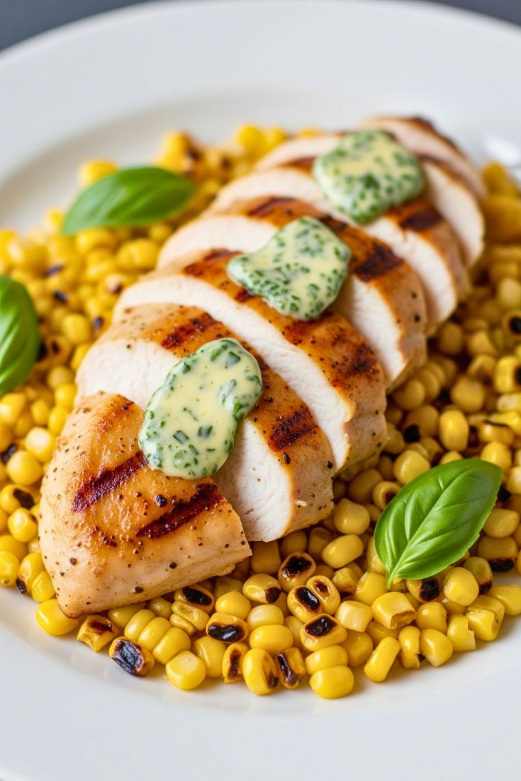 Grilled Chicken Thighs and Corn With Lime-Basil Butter | Juicy, Zesty & Easy Dinner Recipe 6 Grilled Chicken Thighs and Corn With Lime-Basil Butter