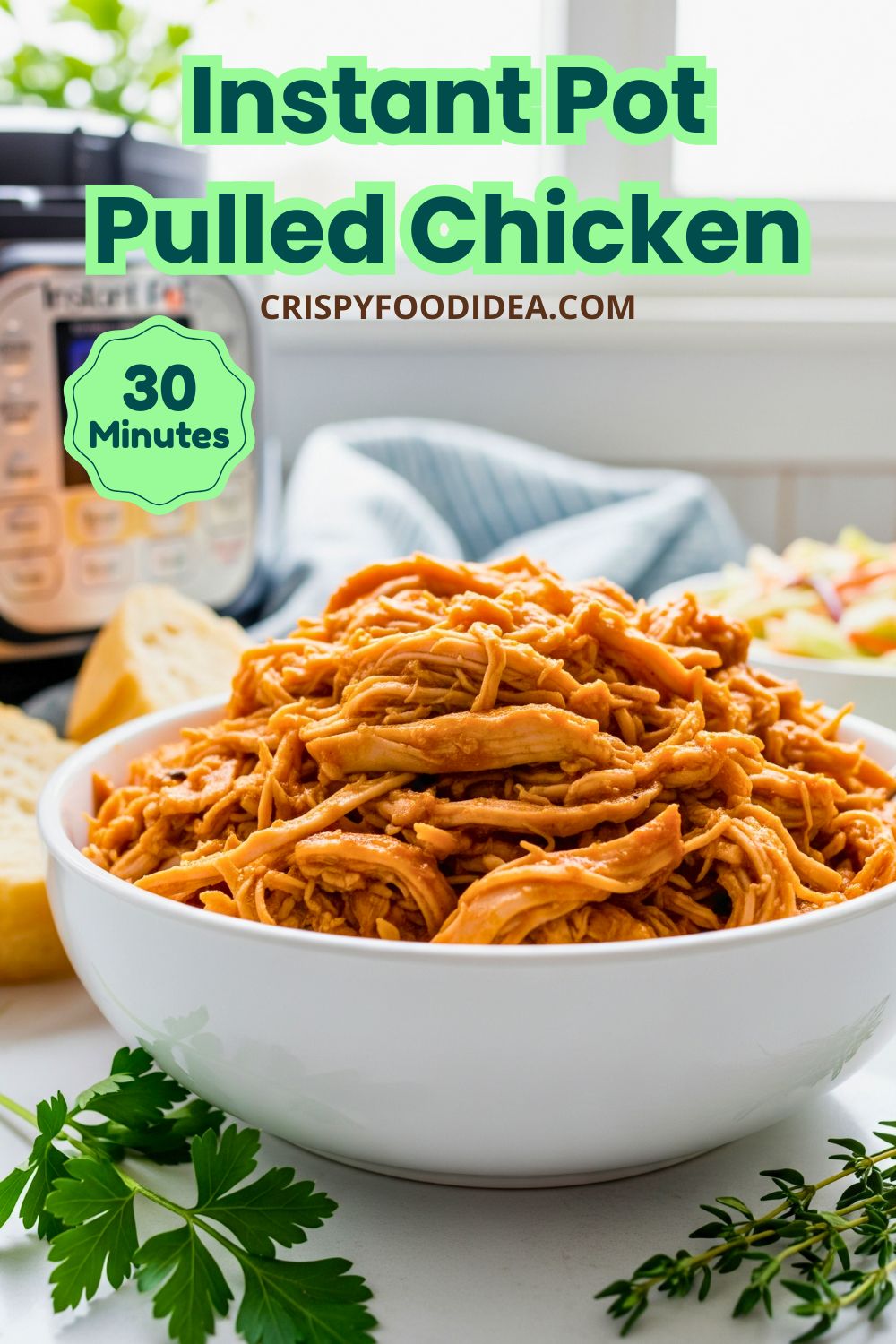 Instant Pot Pulled Chicken Recipe