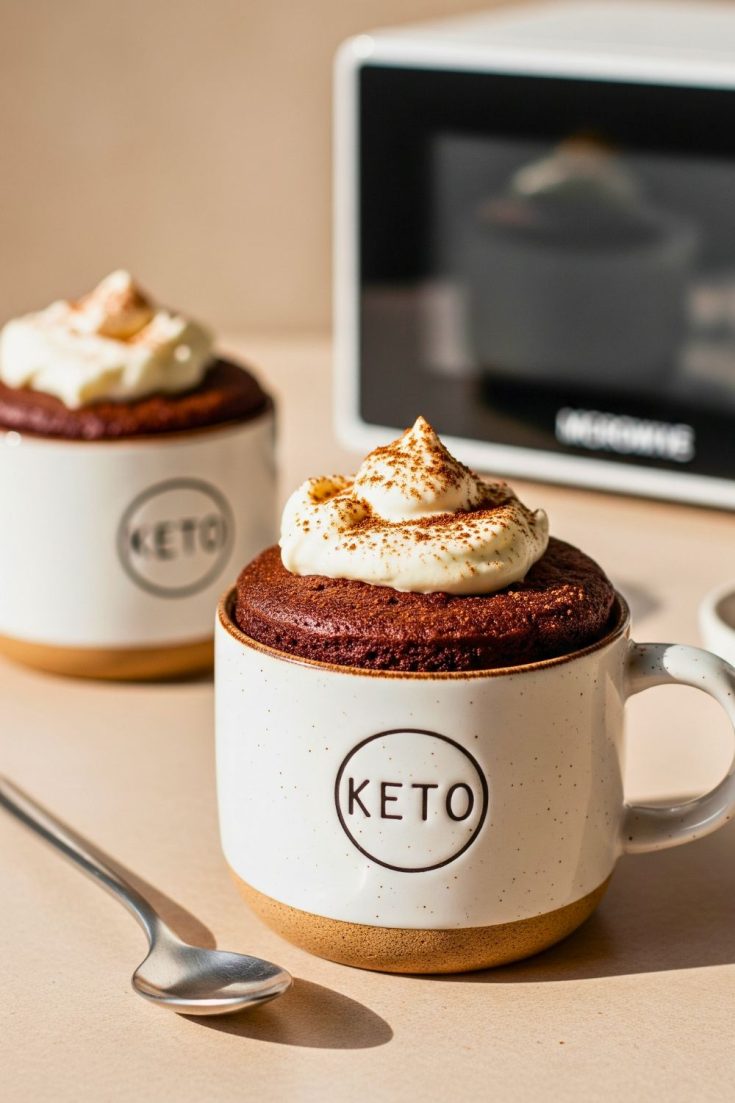 Best Keto Mug Cake Recipe in 90 Seconds | Low Carb & Sugar-Free Dessert 15 Keto Mug Cake Recipe (Gluten-Free)