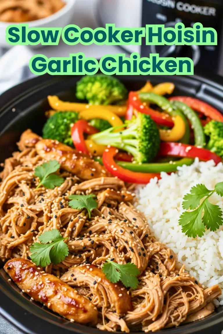 Slow Cooker Hoisin Garlic Chicken Recipe
