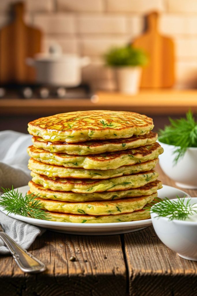 Zucchini Pancakes Recipe