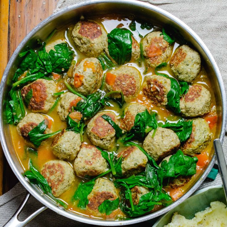 Image for Dill and Lemon Turkey Meatballs With Oats (No Breadcrumbs)