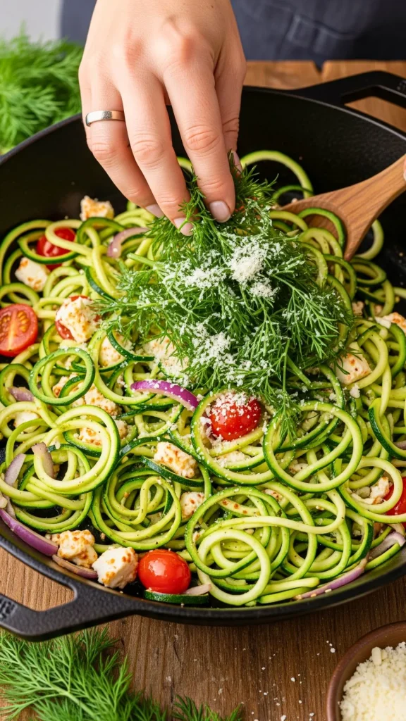 Finish with Dill & Optional Parmesan