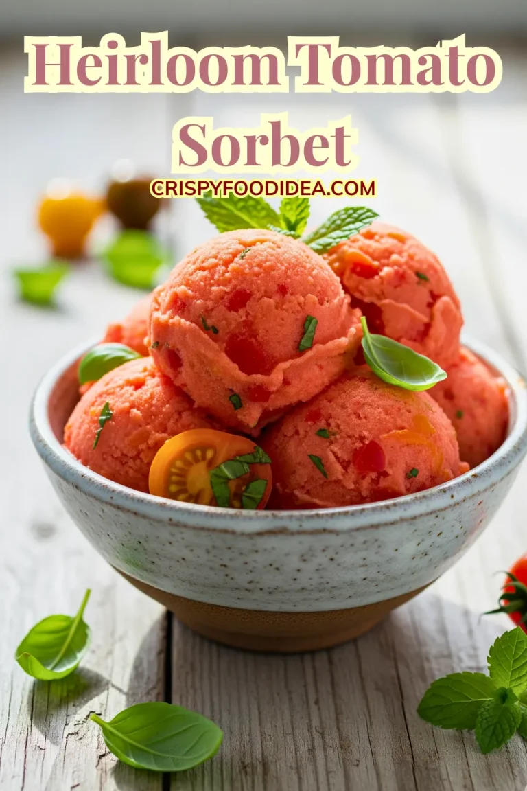 Heirloom Tomato Sorbet