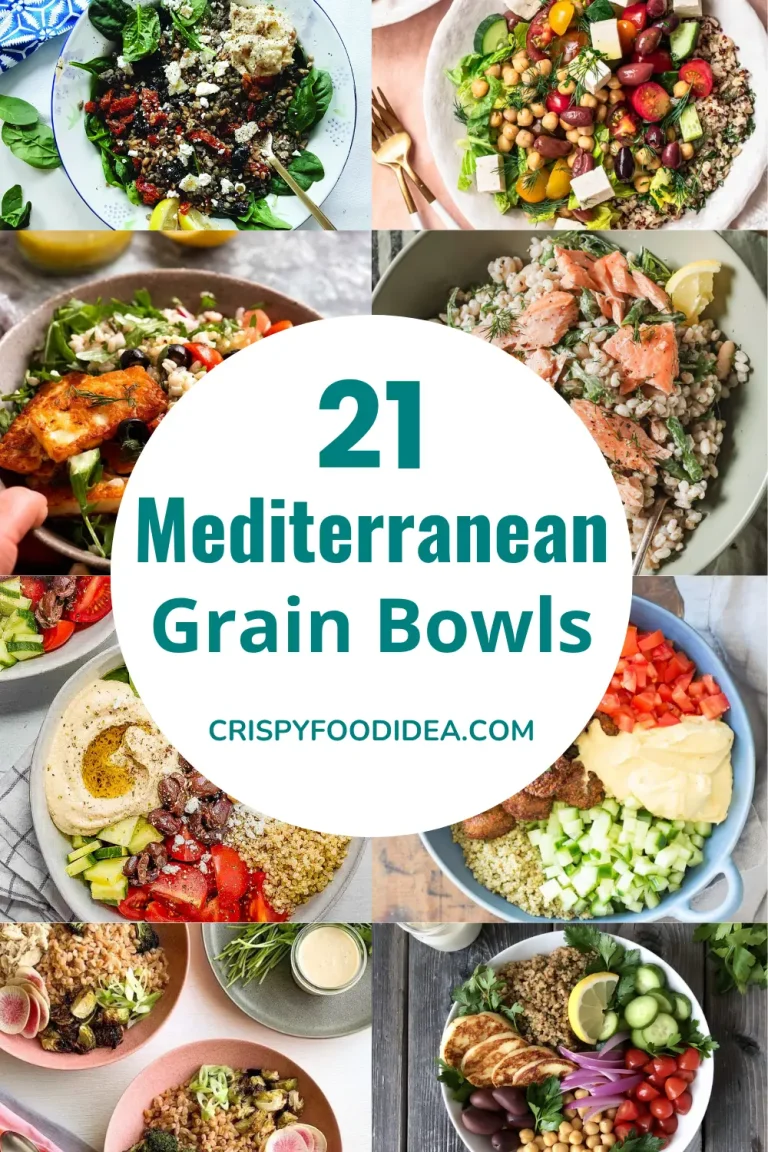 21 Mediterranean-Inspired Grain Bowls You’ll Crave (Healthy & Easy Meals)