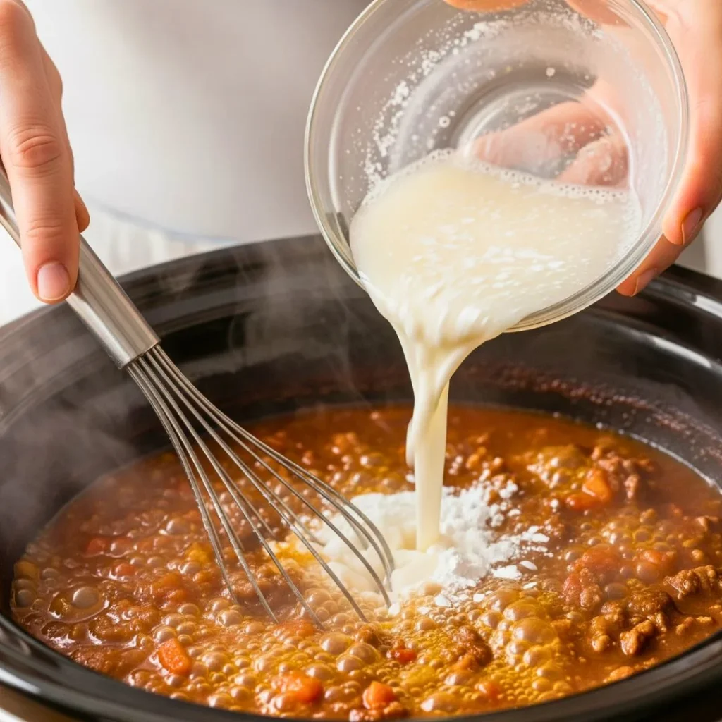 Optional – Thicken the Sauce