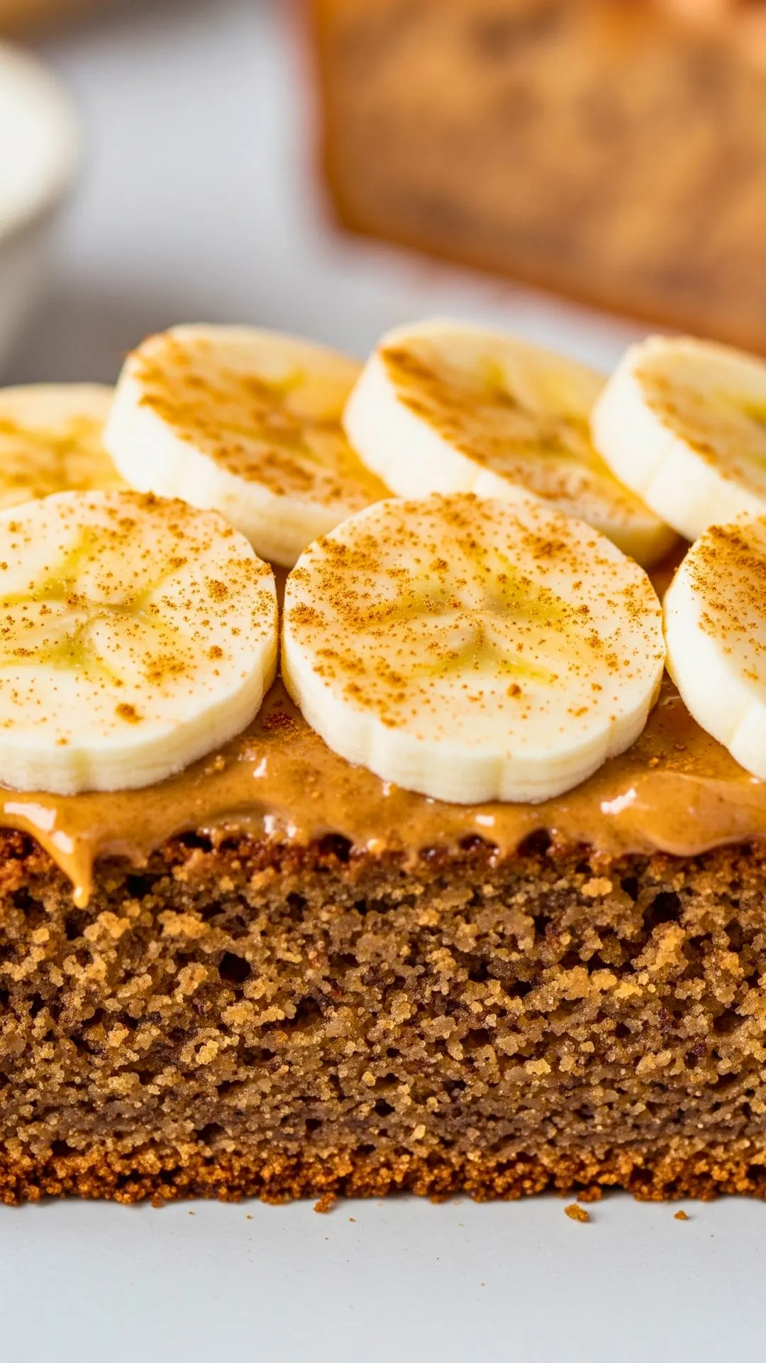 Nut butter on banana bread