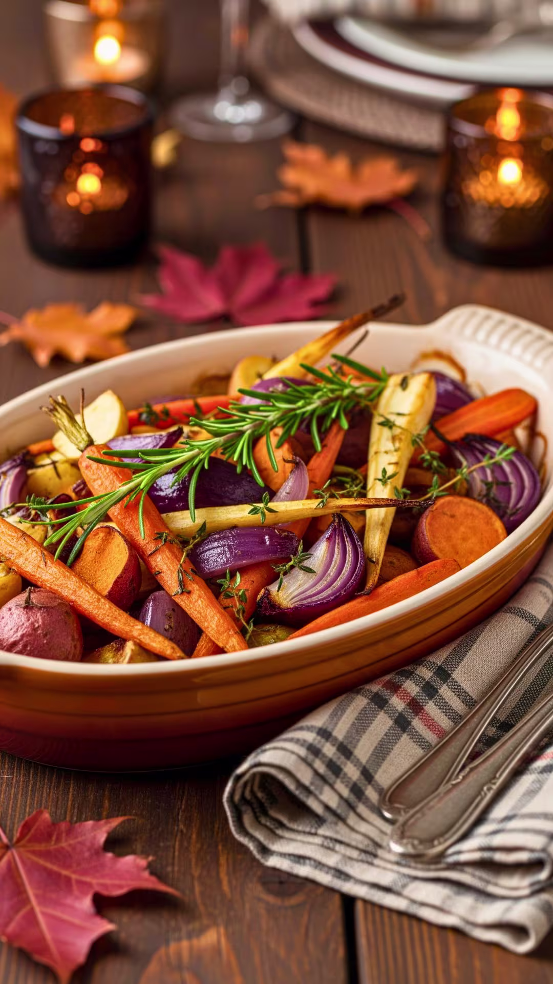 Roasted root vegetables