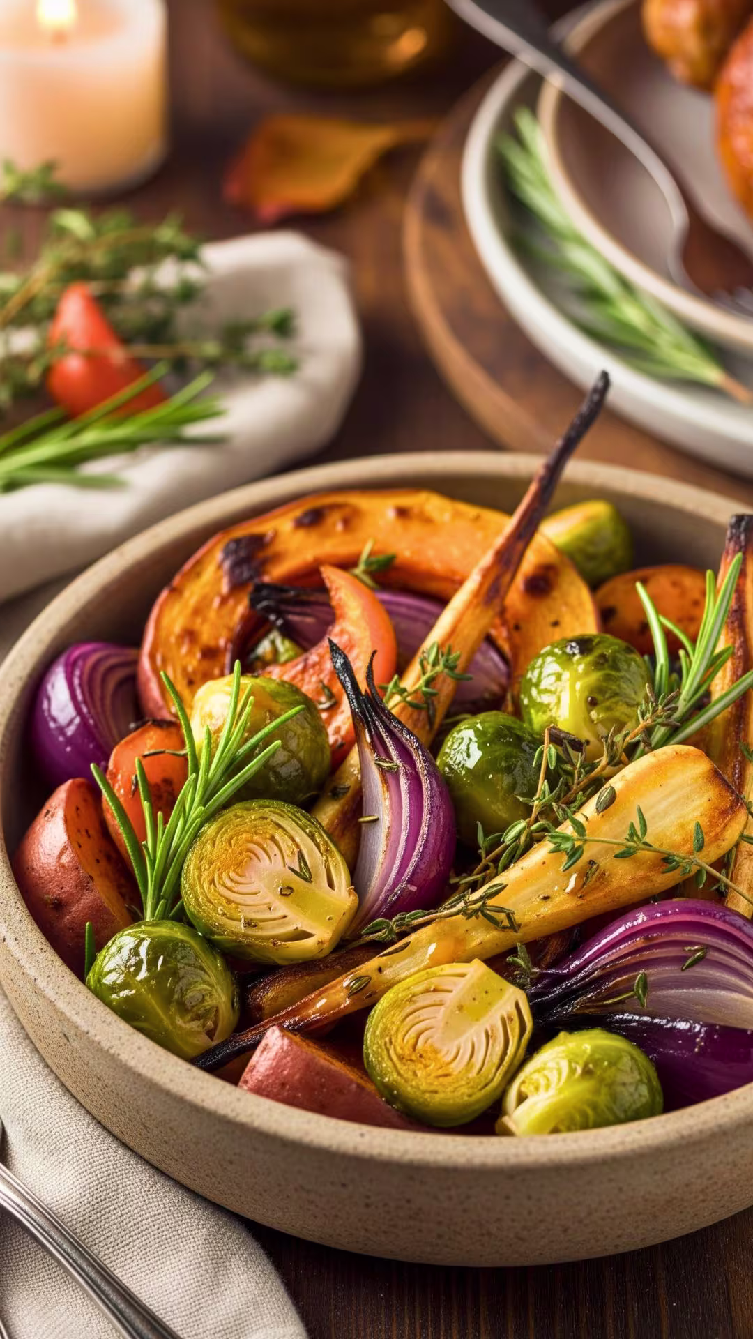 Roasted vegetable bowl