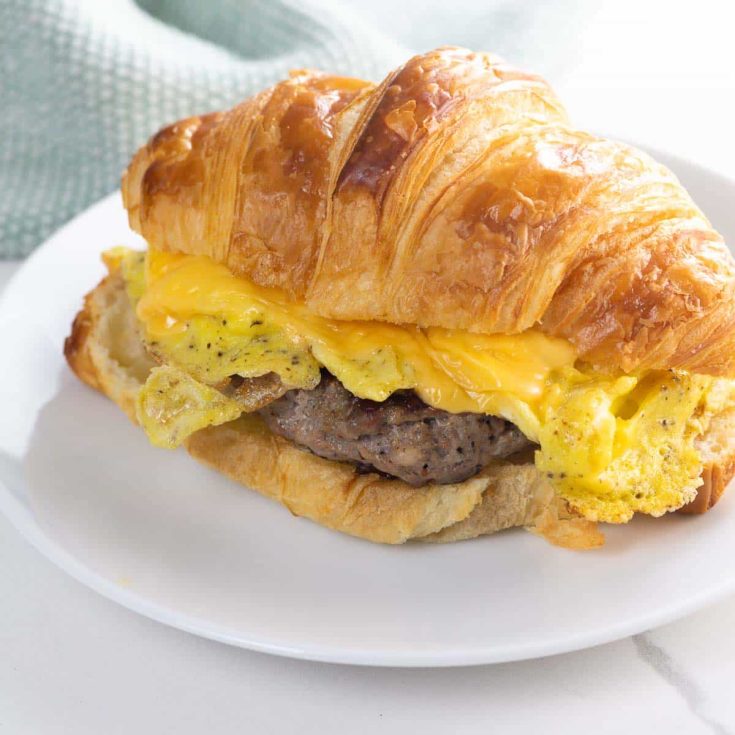 Image for Sausage Egg and Cheese Croissant