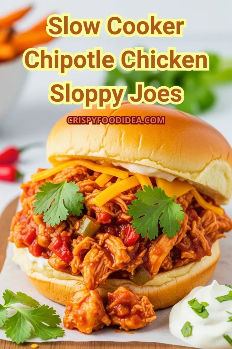Slow Cooker Chipotle Chicken Sloppy Joes Recipe