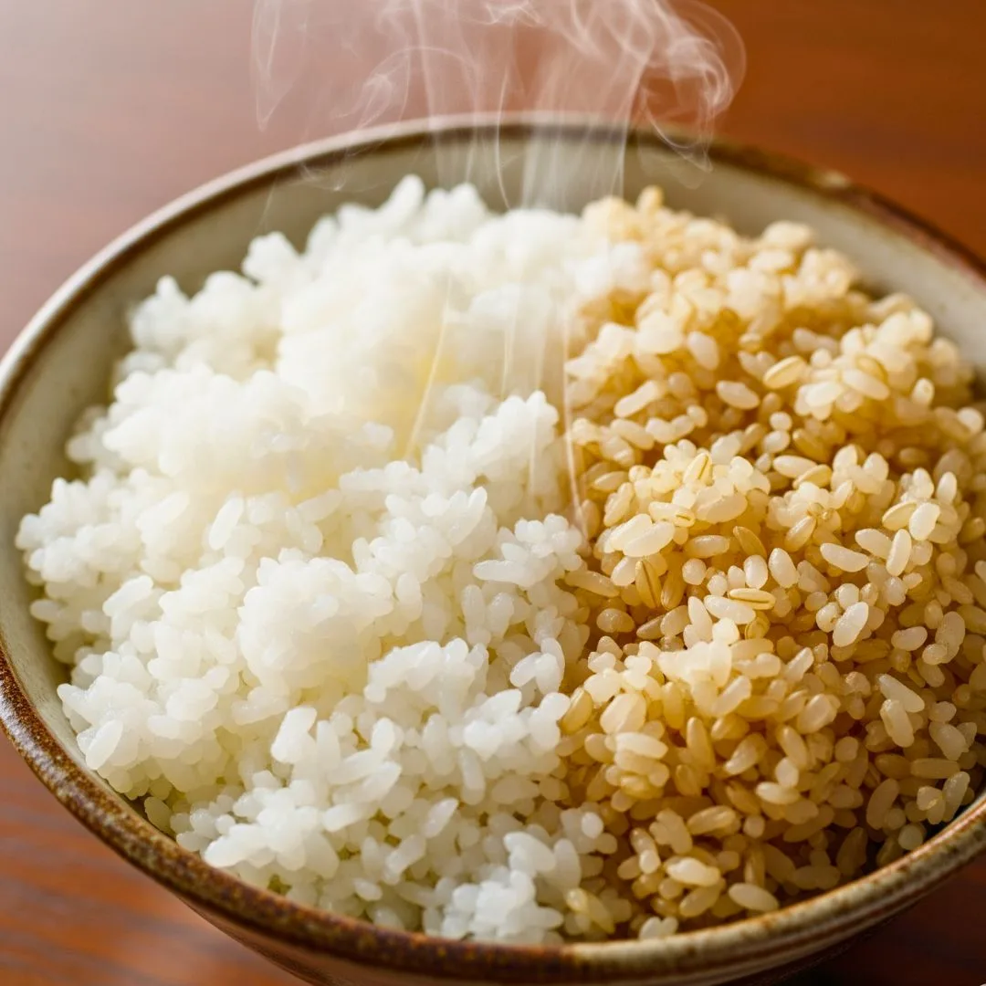 Steamed White or Brown Rice