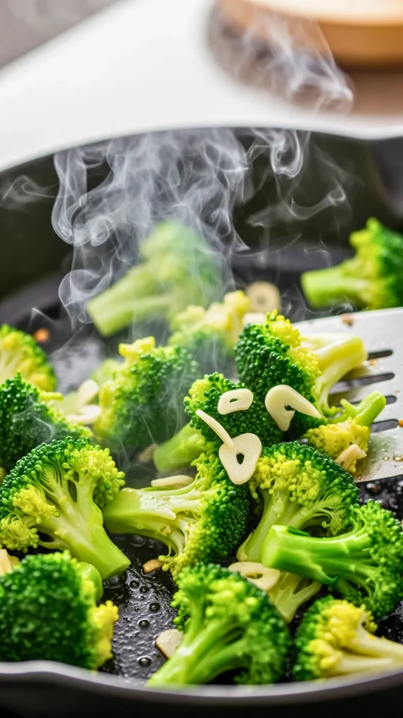WW Teriyaki Chicken and Broccoli Stir Fry (Low Point, High Protein Dinner) 18 Stir-fry broccoli until bright green