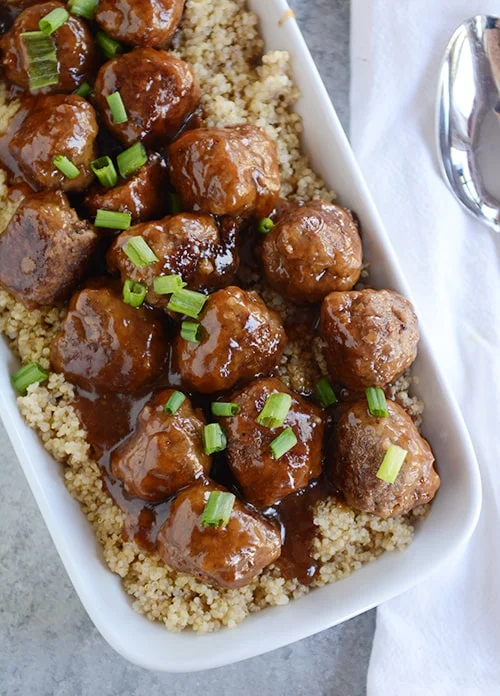 Teriyaki-Honey Lemon Fusion Meatballs