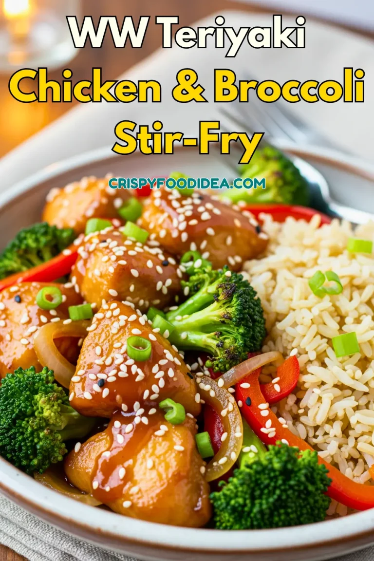WW Teriyaki Chicken and Broccoli Stir Fry