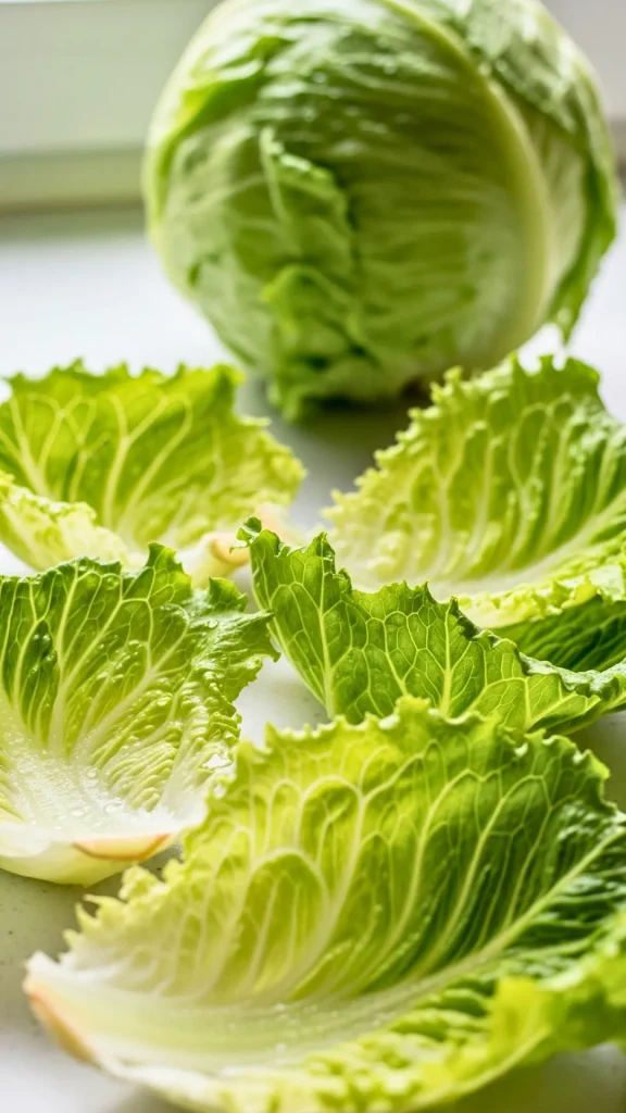 Washing and separating lettuce cups
