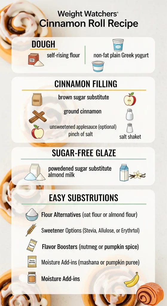 Weight Watchers Cinnamon Rolls Ingredients