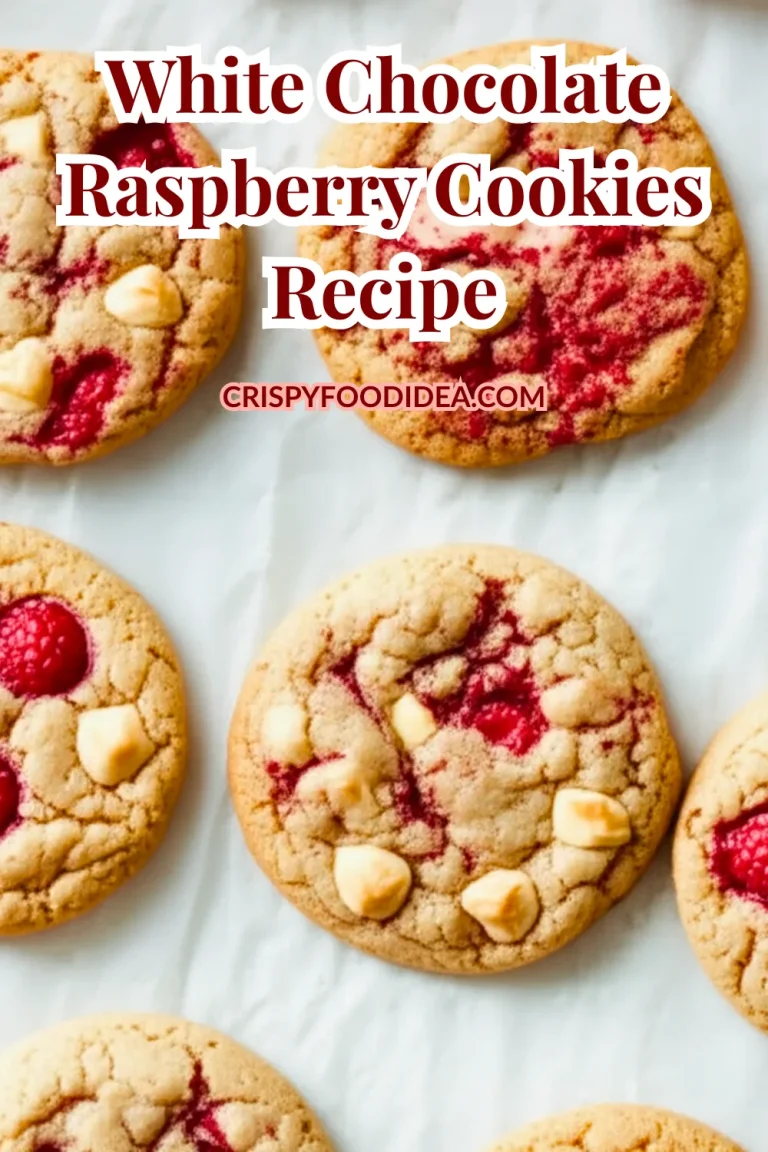 White Chocolate Raspberry Cookies Recipe