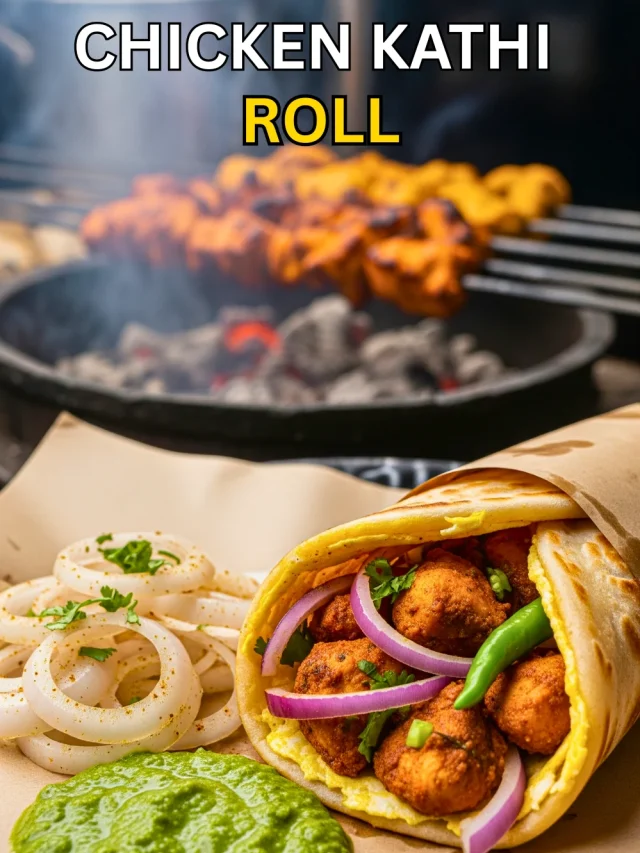 Kolkata Style Chicken Kathi Roll