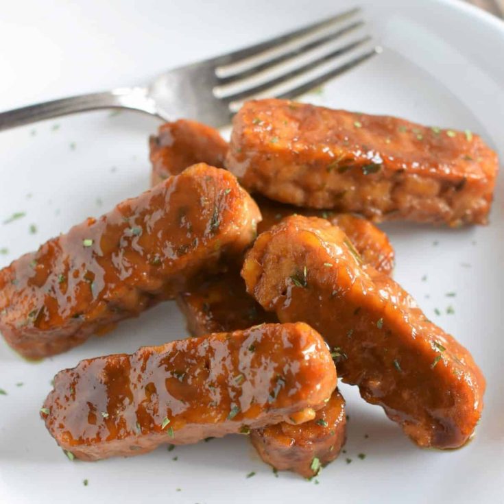 Image for Maple Dijon Baked Tempeh [V, GF]