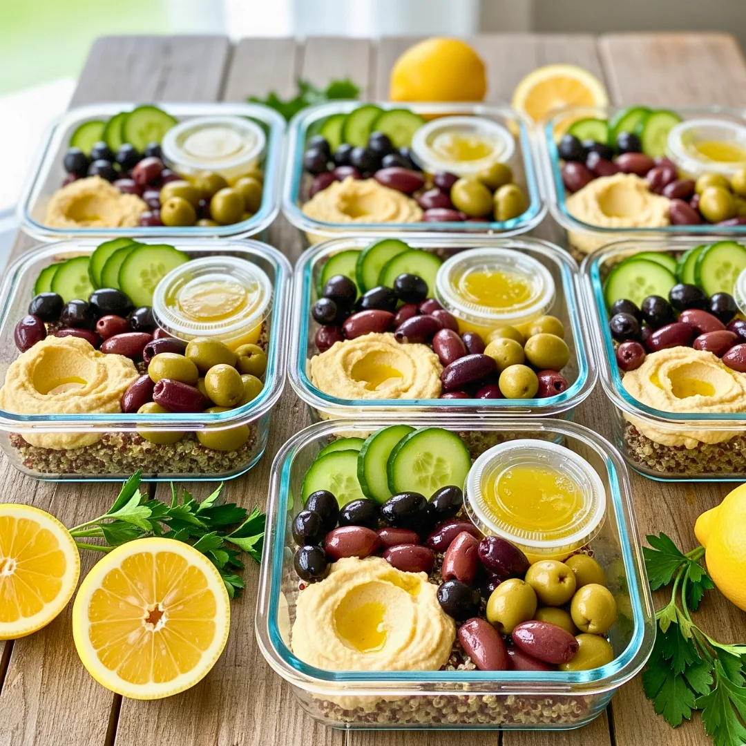 Mediterranean Diet Grain Bowls for Meal Prep