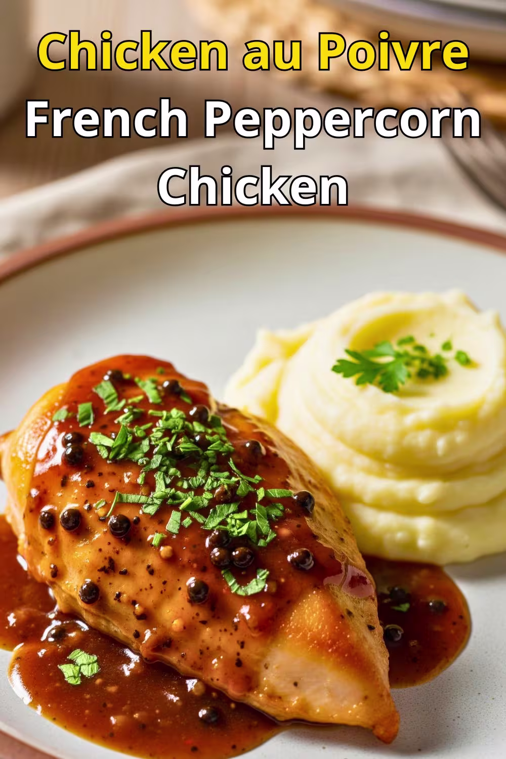Chicken au Poivre