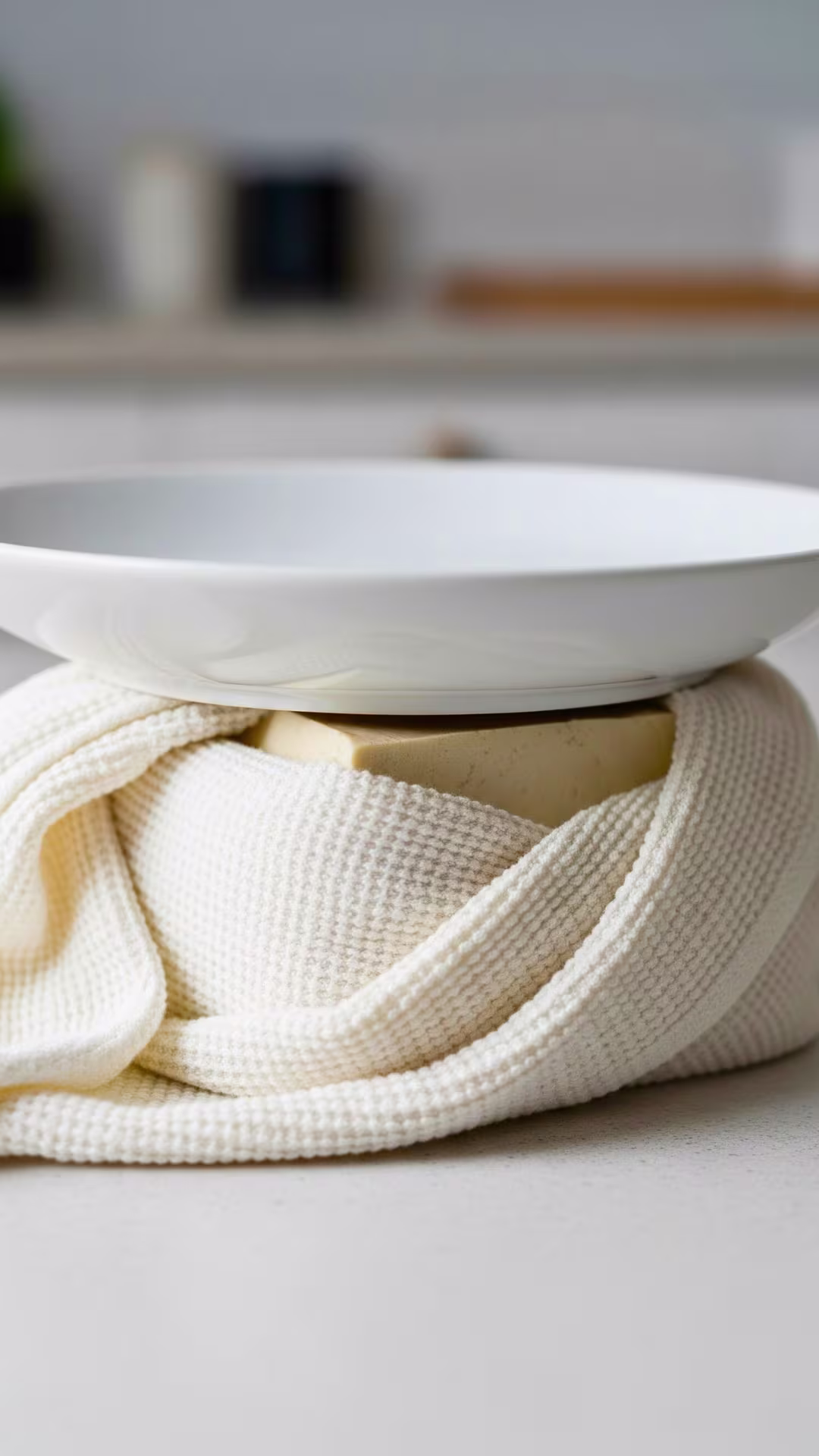 Pressing extra firm tofu between plates
