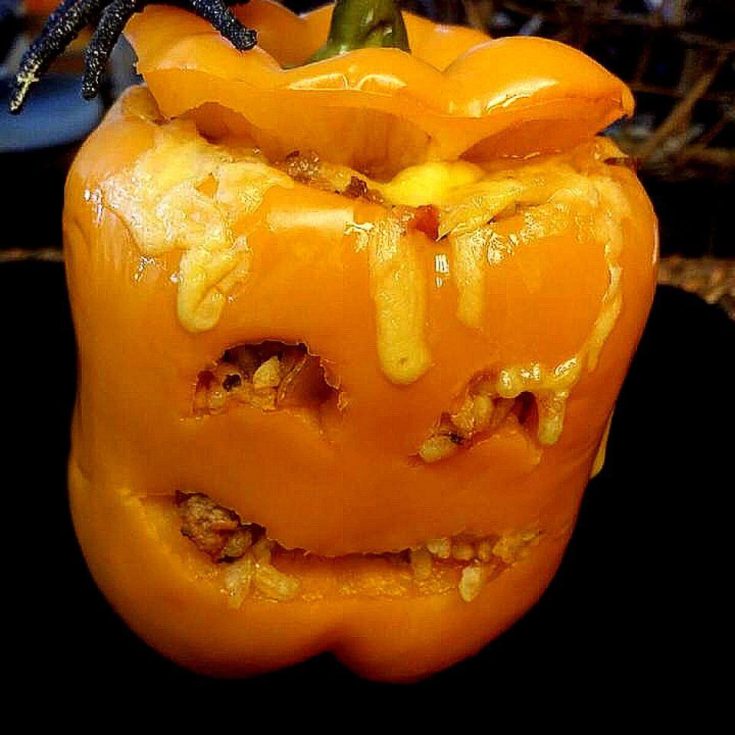 Image for Stuffed Jack-O'-Lantern Bell Peppers