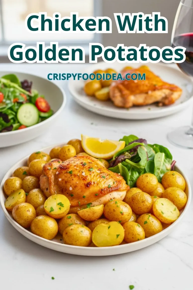One-Pan Chicken With Golden Potatoes | Easy, Healthy, and Delicious Family Dinner 1 One-pan Chicken With Golden Potatoes Recipe