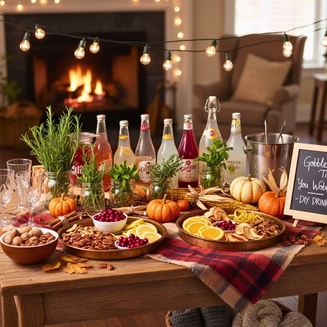 21 Thanksgiving Cocktails | Festive Fall Drinks to Impress Your Guests 52 Home Bar Setup