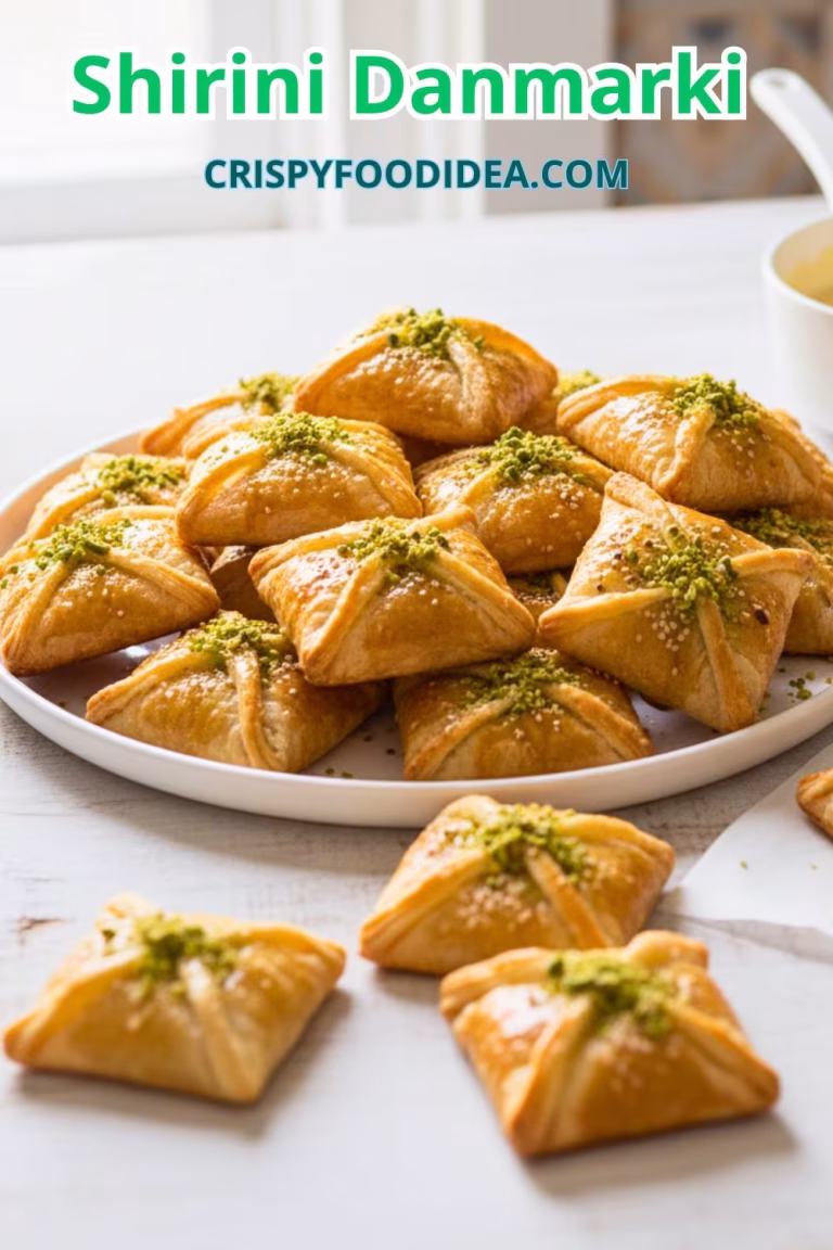 Shirini Danmarki Recipe | Authentic Persian Danish Pastry (Iranian Sweet Pastry) 1 Shirini Danmarki Recipe