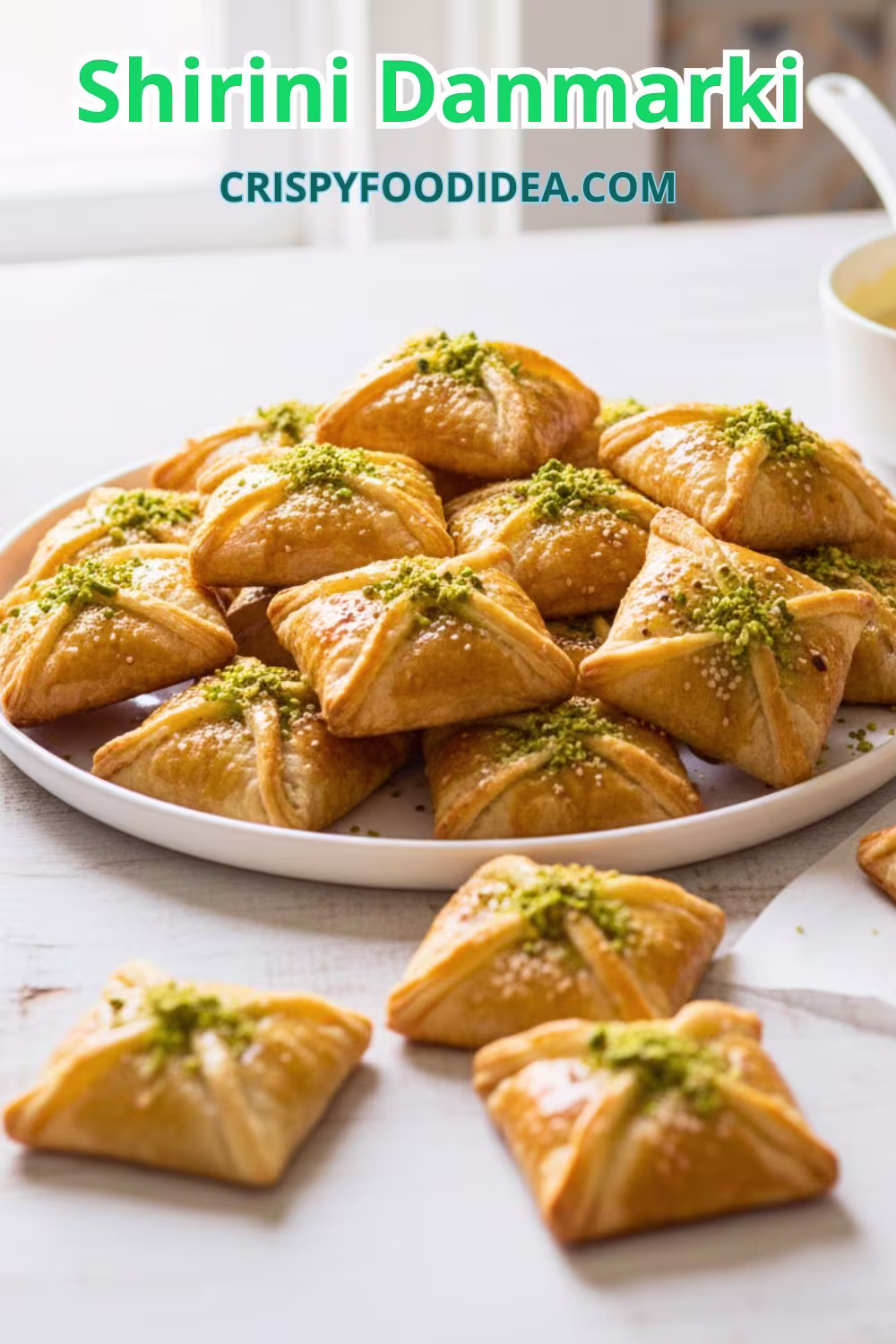 Shirini Danmarki Recipe | Authentic Persian Danish Pastry (Iranian Sweet Pastry) 10 Shirini Danmarki Recipe