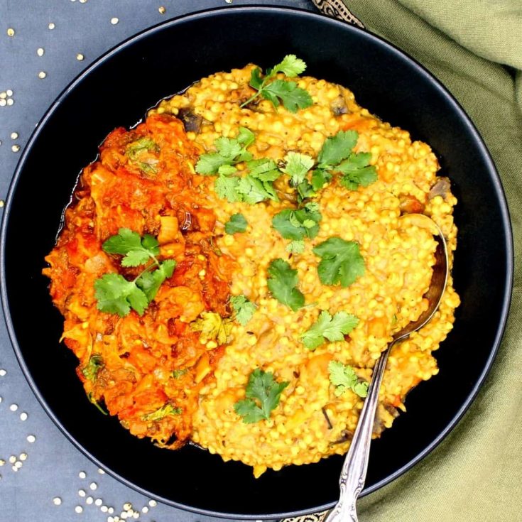 Image for Jowar Khichdi (Sorghum Khichdi) [One-Pot Sorghum Veggie Curry]