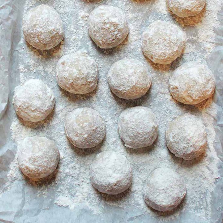 Image for Keto Pecan Snowball Cookies