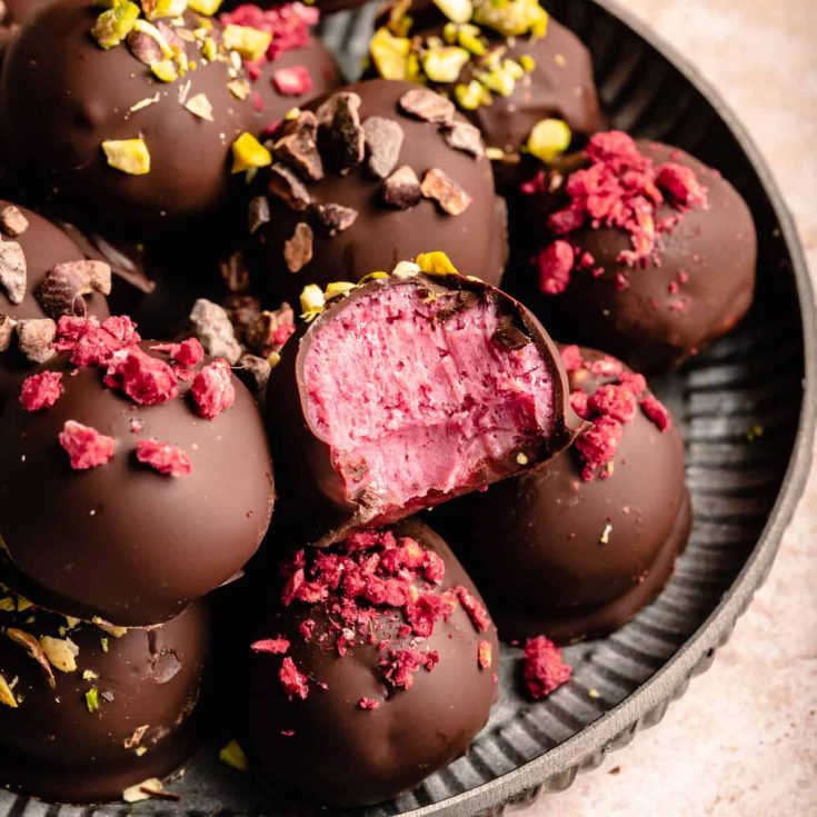 Image for Raspberry Dark Chocolate Truffles