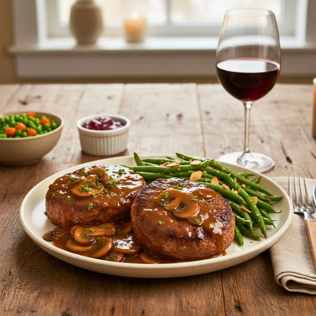 Best Salisbury Steak Recipe with Mushroom Gravy (Easy Homemade Comfort Food Dinner) 31