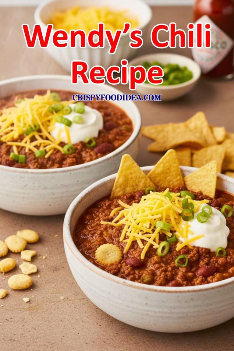 Copycat Wendy’s Chili Recipe