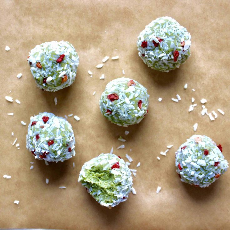 Image for Vegan Matcha Chocolate Truffles