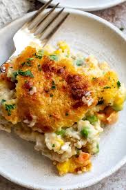 Easy Chicken Cobbler Recipe – Creamy One-Pan Comfort Food Dinner 16 High-Protein Meal Prep Chicken Cobbler