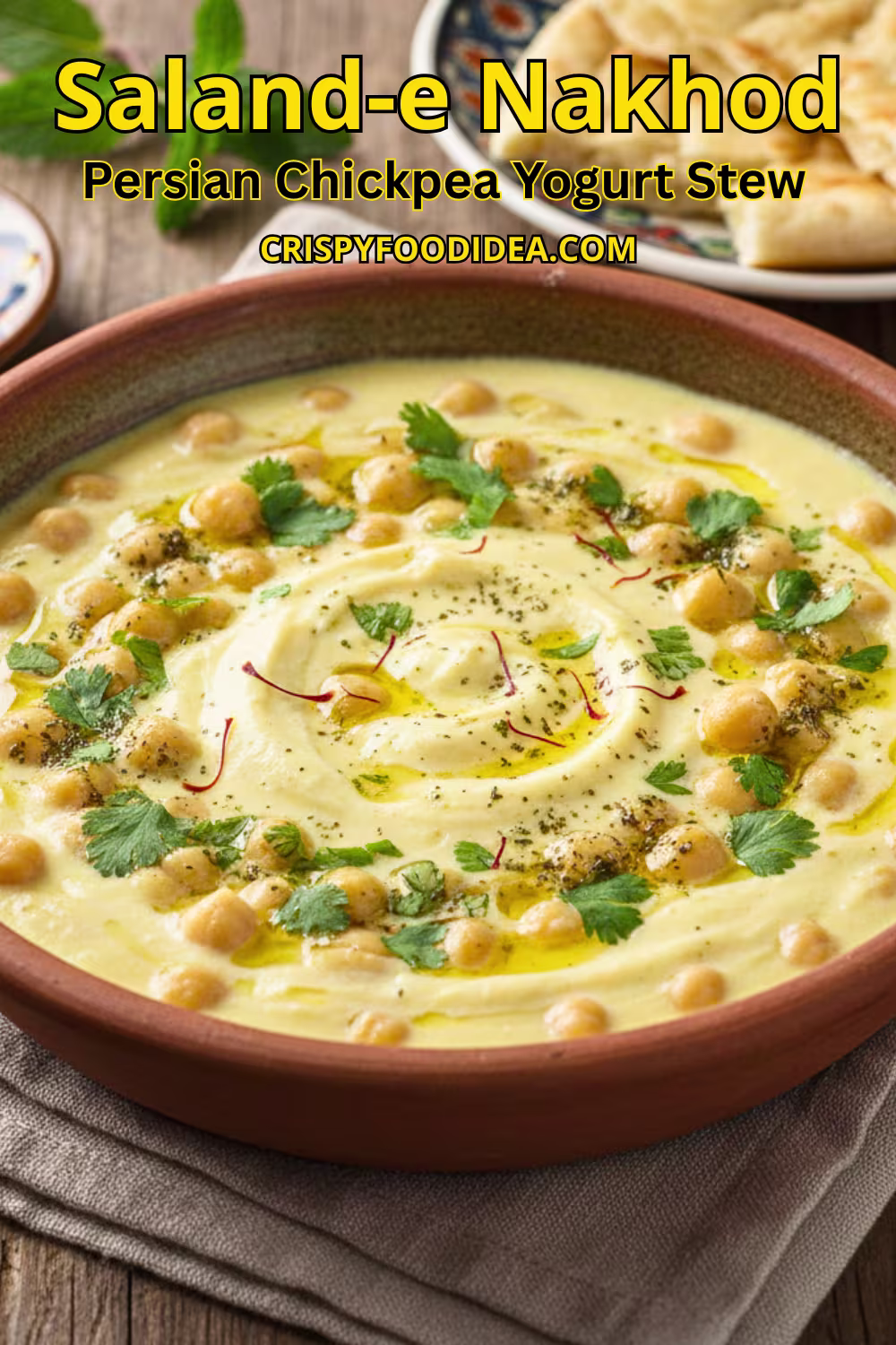 Saland-e Nakhod (Persian Chickpea Yogurt Stew)