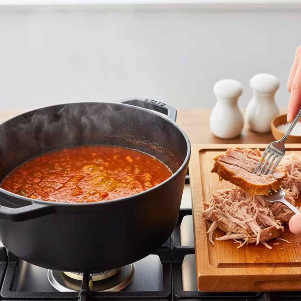 Shred the Pork & Reduce the Sauce