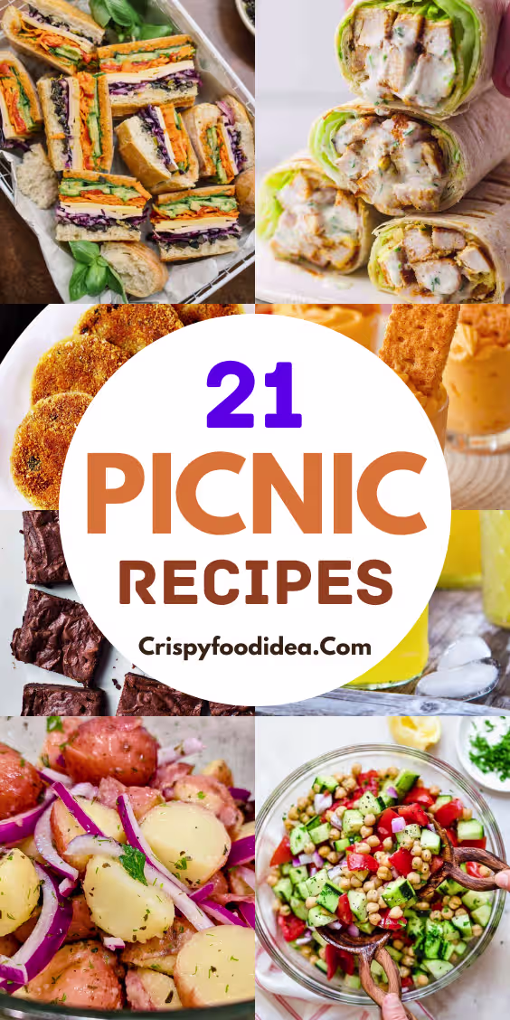 🥗 21 Best Picnic Recipes (Easy, Portable & Crowd-Pleasing Picnic Food Ideas)