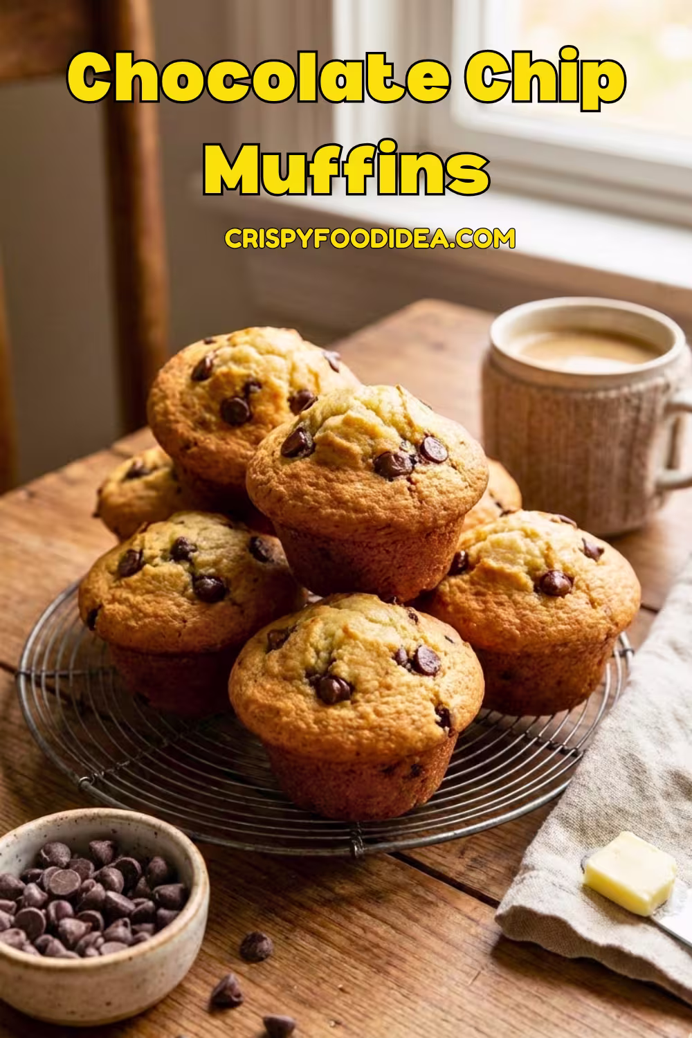 French Chocolate Chip Muffins