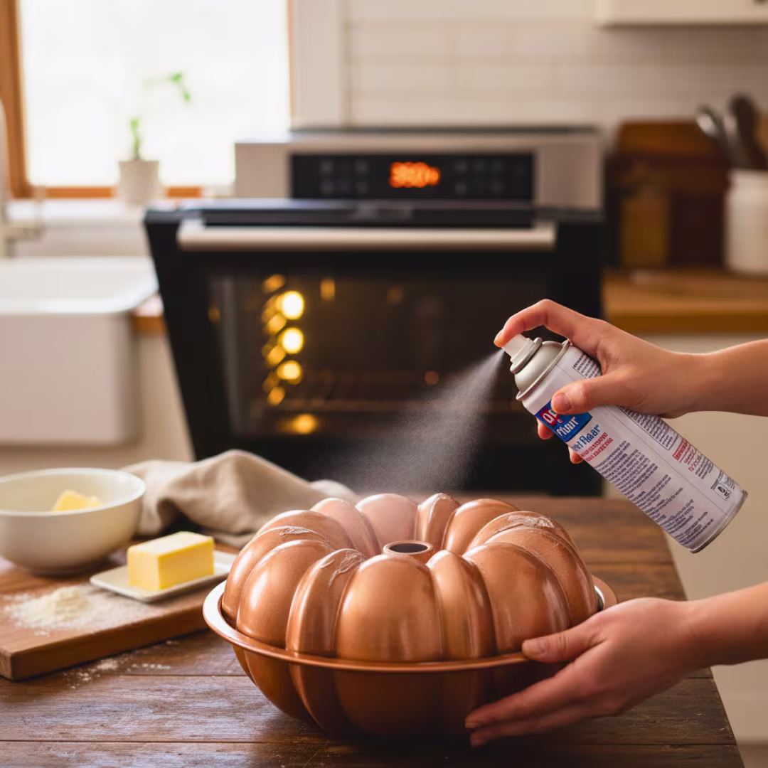 Greasing bundt pan for monkey bread recipe