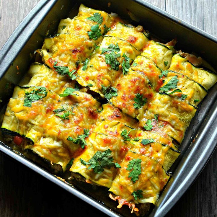 Image for Chicken Zucchini Enchiladas