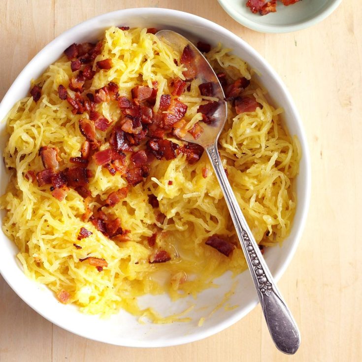 Image for Cheesy Bacon Spaghetti Squash
