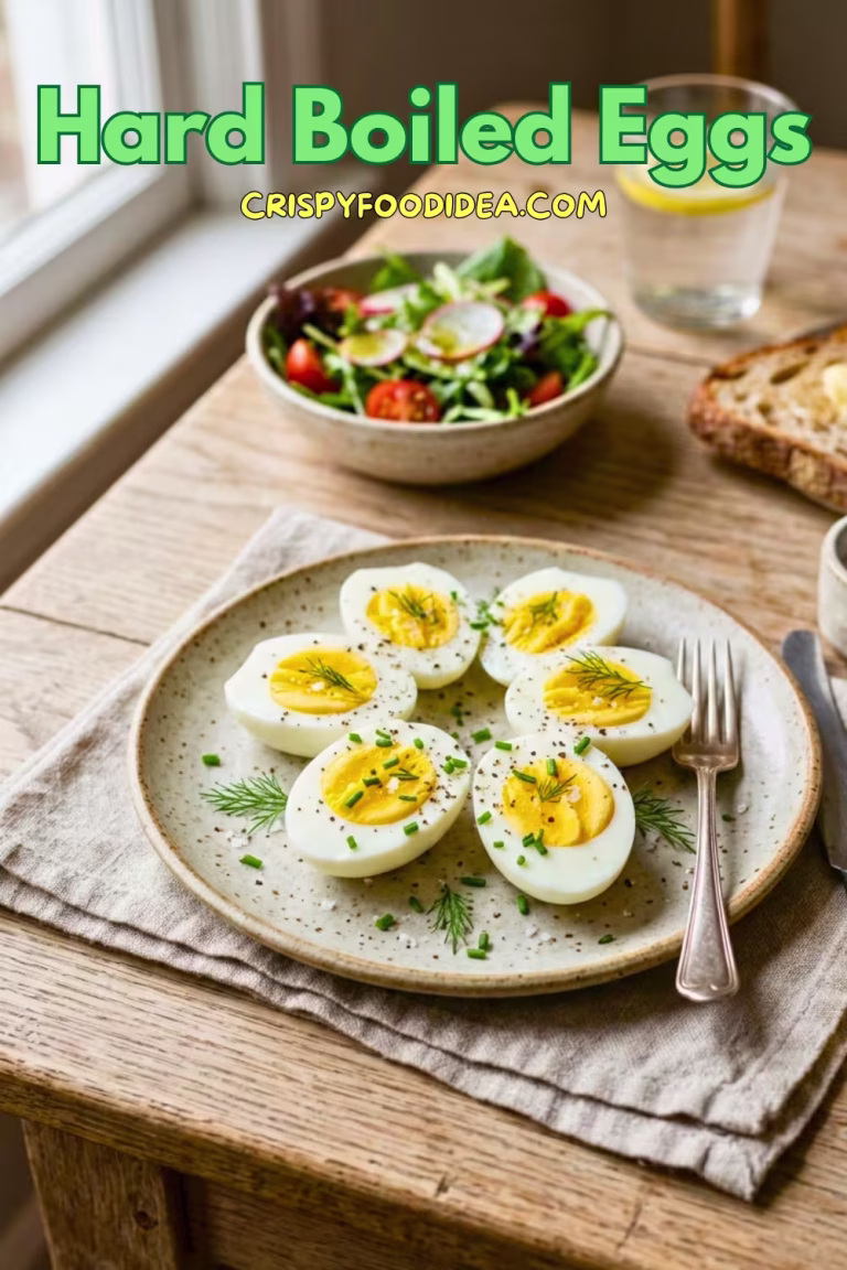 Hard Boiled Eggs Recipe