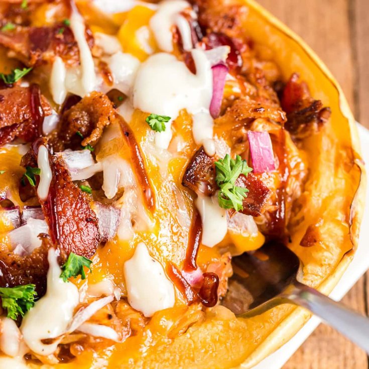 Image for BBQ Chicken Spaghetti Squash